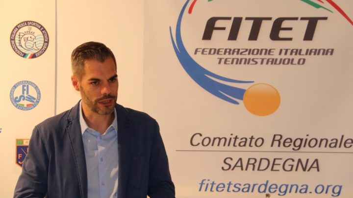 Tennistavolo: riconfermato Presidente della F.I.Te.T. Sardegna il norbellese Simone Carrucciu