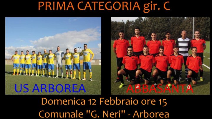 Calcio 1a Categoria Girone C. Cresce l’attesa per la super sfida al vertice Arborea-Abbasanta