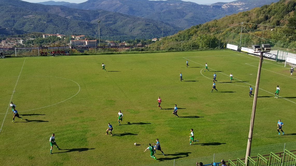 Calcio 1a Categoria girone C. Primo punto della Paulese ad Aritzo: in gol Piero Sciolla
