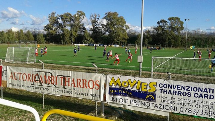 Calcio Promozione B. Suicidio della Tharros con il Castelsardo: vinceva 2 0 e riesce a perdere 2 3