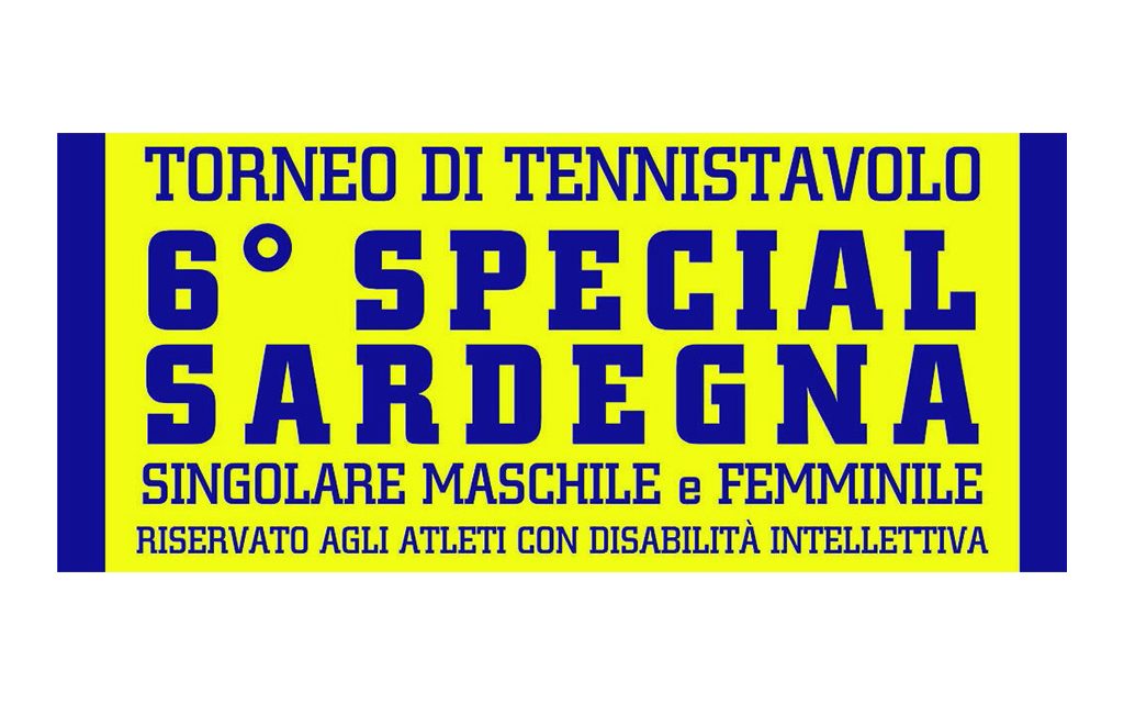 Tennistavolo Norbello. Torneo promozionale 6° “Special Sardegna” – 08 dicembre 2017