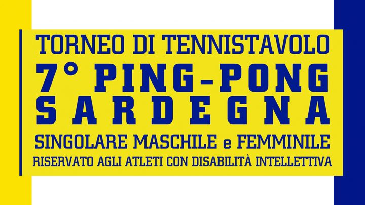 Tennistavolo Paralimpico. Torneo 7° “Ping-Pong Sardegna” – Norbello 08 dicembre 2018
