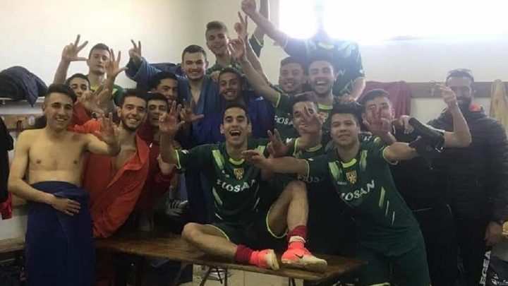 Foto notizia calcio Juniores. A Ghilarza si festeggia il passaggio alla fase finale