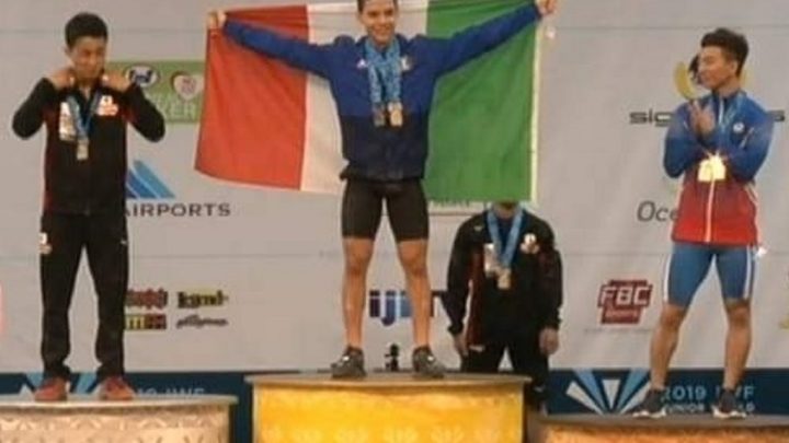 Il Rotary Centro Sardegna premia Sergio Massidda campione del mondo di Sollevamento 2019