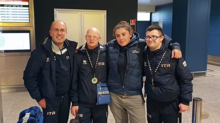 Basket. Rientrati a casa da campioni del mondo gli atleti Spiga e Paulis ed il vice coach Dessì