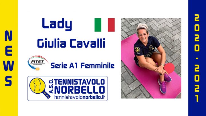 Tennistavolo Norbello. Importante conferma in A1 Femminile, il capitano Giulia Cavalli c’è.