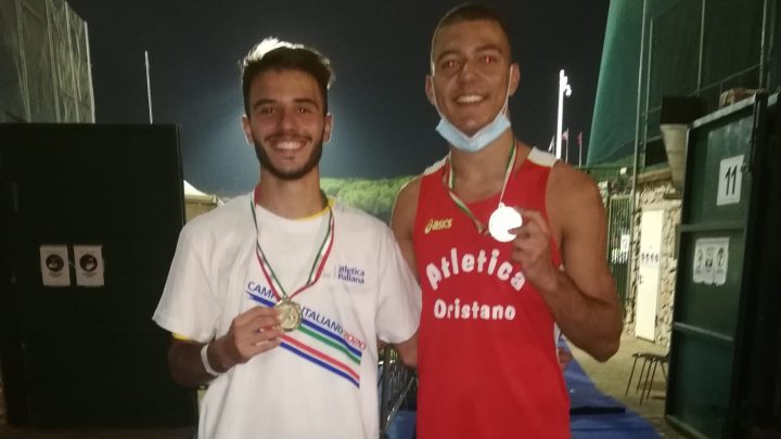 FESTA ALL’ATLETICA ORISTANO/Lorenzo Patta campione italiano nei 100 metri Promesse, Lorenzo Porcu Argento nei 100 Juniores