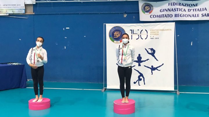 GINNASTICA ARTISTICA/ Una medaglia d’oro, due argenti e un bronzo per la atlete della Dragonfly Ghilarza ai Campionati  Regionali  