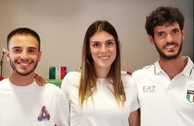 I TRE MOSCHETTIERI / Gli olimpionici Patta, Orro e Oppo a Narbolia riuniti per festeggiare insieme il rientro a casa