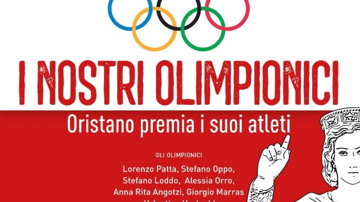 ‘I NOSTRI OLIMPIONICI’/  Mercoledì 25 agosto ad Oristano (campo Tharros ore 21) le premiazioni di Stefano Oppo, Lorenzo Patta e Stefano Loddo