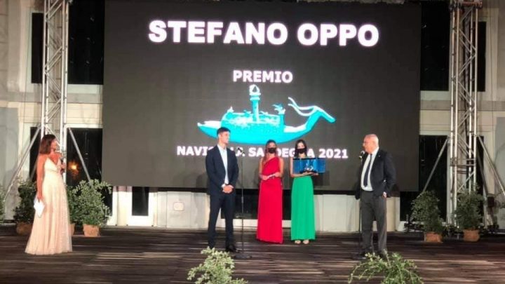 L’olimpionico Stefano Oppo consacrato ieri a Porto Rotondo tra le eccellenze sarde con il Premio Navicella 2021