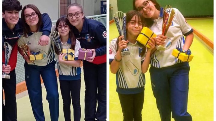 BOCCE/  Nella gara regionale di Santo Stefano a Borore ottime prestazioni per Rebecca e Ginevra Massidda, Giorgia Piras e Nicolò Cardia tutti di Ghilarza
