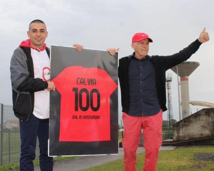 I VERDETTI DEL CALCIO REGIONALE/  L’ Abbasanta dei record torna in Promozione e bomber Calvia festeggia con i 100 gol in rossonero cALBUIA c