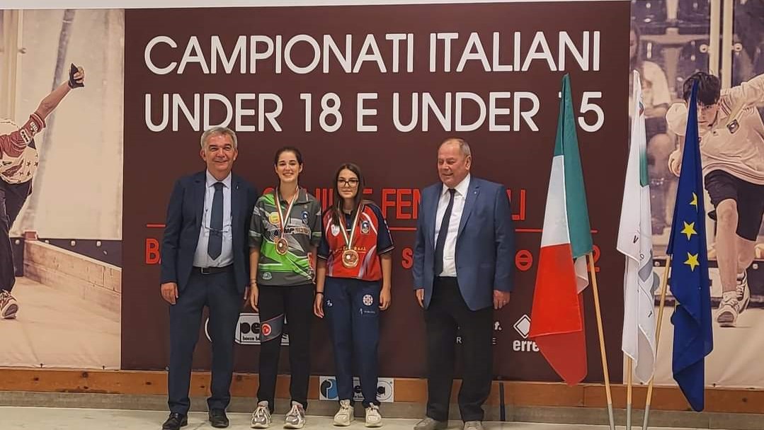 BOCCE/ La ghilarzese Ginevra Massidda conquista il podio ai campionati nazionali Under 15